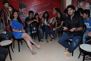 Parineeti Chopra and Arjun Kapoor at Ishaqzaade debate