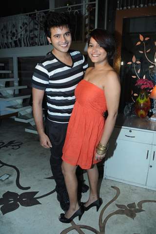 Aditya Singh Rajput with Shabnam at Sufzal Saleem's birthday bash