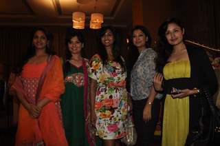 Anita More, Deepshika, Sandhya, Ravee, Uvika at new collection unveiling of designer Anita More