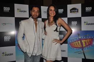 Hiten Paintal and Vaishali Desai at Film Tukkaa Fitt first look launch