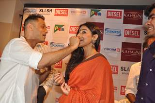 Sujoy Ghosh and Vidya Balan at Kahaani DVD launch