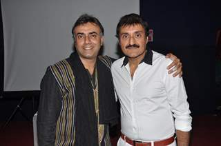 Rajit Kapoor and Kawal Sharma at Mahurat of movie Delhi Eye at Filmistan Studios