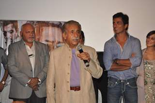 Naseeruddin Shah, Sonu Sood, Hazel Keech at Film Maximum music launch at PVR Cinemas in Juhu