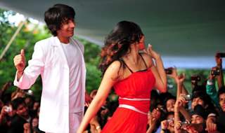 Shantanu and Sneha at Dil, Dosti Dance's Hyderabad concert