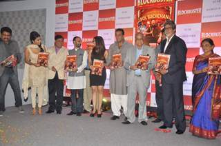 Bollywood actors Sanjay Dutt and Amitabh Bachchan at Blockbuster magazine launch in Novotel, Mumbai. .