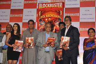 Prachi Desai, Sanjay Dutt, TP Aggarwal, Amitabh Bachchan, Bhawana Saumyaa at Launch of 'Blockbuster'