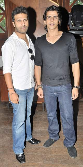 Shawn Arranha and Amaan Khan at Viveck Vaswani's surprise birthday bash