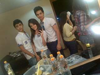 Yuraj Thakur with Heli, Rohan at HHL shoot