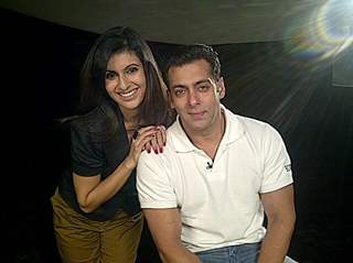 Khusboo and Salman Khan