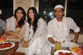 Cast of Gangs of Wasseypur - 2 at a Iftar party in Bandra, Mumbai. .