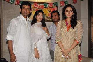 Cast of Gangs of Wasseypur - 2 at a Iftar party in Bandra, Mumbai. .