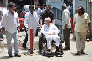 Cremation ceremony of the late Bollywood cinematographer Ashok Mehta