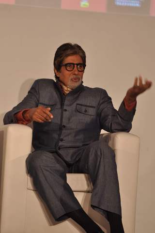 Megastar Amitabh Bachchan at KBC Panch Koti Gyaan Kumbh Press Meet at JW Mariott. .