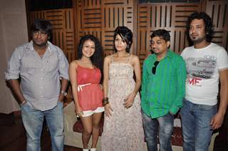 Singer Sonu and Neha Kakkar jam for a song at Andheri. .