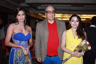 Poonam Pandey, Aditya Raj Kapoor with Devshi Khanduri at music launch of The Strugglers