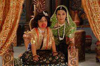 Aparna Tarakad as Maa Anjani and Raj Bhanusali as Hanuman in Jai Jai Jai Bajrangbali