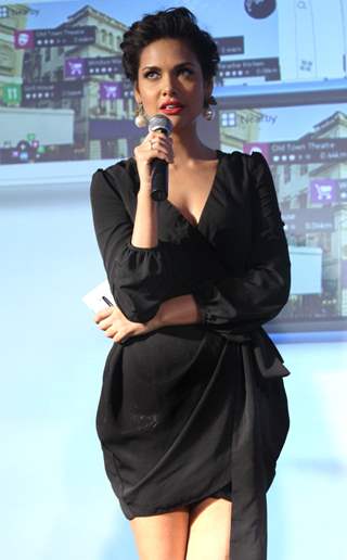 Isha Gupta at the launch of Nokia Lumia 900 New Delhi.