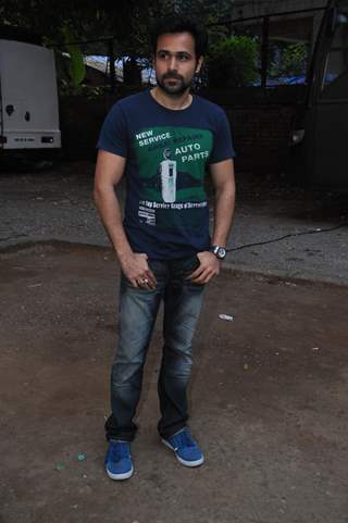 Emraan Hashmi at film RUSH press meet at Mehboob Studios in Bandra, Mumbai.