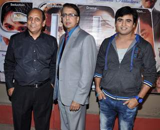 Anant Mahadevan, Satendra Singh at First item song shoot of film Soda at Kamalistan studio