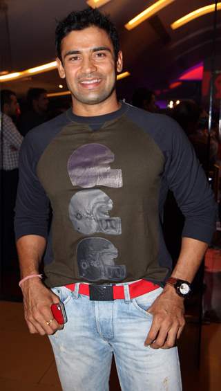 Sangram Singh at music launch of film Dehraadun Diary in Cinemax, Andheri West Mumbai.