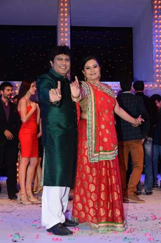 Neelu Vaghela with husband Arvind Kumar in Nach Baliye 5