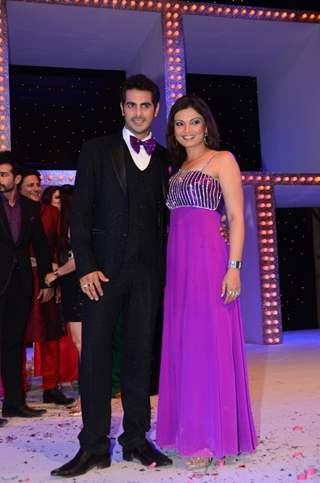 Deepshikha and Kaishav Arora at Nach Baliye 5