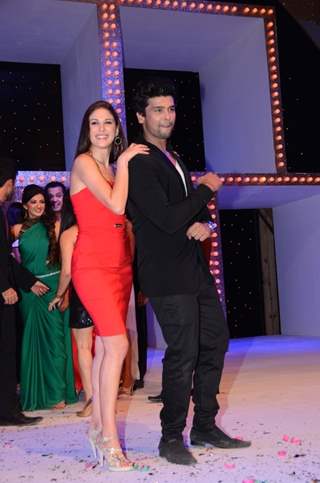 Kushal Tandon and Elena Boeva at Nach Baliye 5