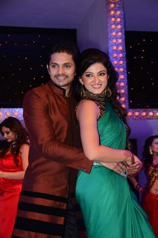 Suhasi Dhami with husband Jaisheel Dhami at Nach Baliye 5