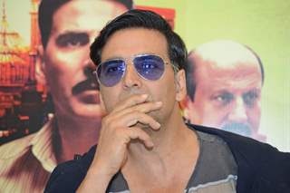 Bollywood actor Akshay Kumar at the promotional event of the film Special 26 in Hyderabad on Feb 4.