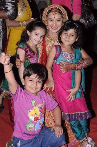 Heena Parmar on sets of Punar Vivah