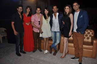 Ravi, Aishwarya Sakhuja, Karan, Nisha, Terence, Shefali & Parag at Nach Baliye Shriman & Shrimati