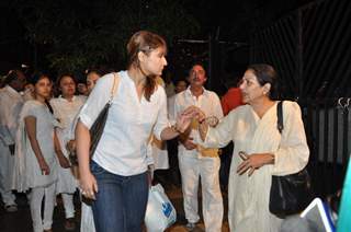 Urvashi Dholakia and Anju Mahendroo attend actress Jiah Khan condolence meet in Mumbai