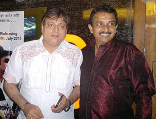 Manoj Joshi and Jayant Gilatar at Premier of film Rannbhoomi