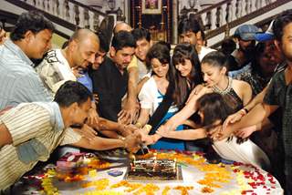 Amrit Manthan cake cutting, the last day of the shoot