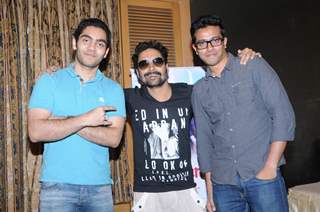 Subhradeep Das and Saugat Upadhyay with Chandan Roy