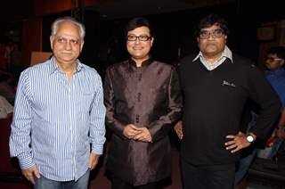 Ramesh Sippy, Sachin Pilgaokar and Ashok Saraf at the event