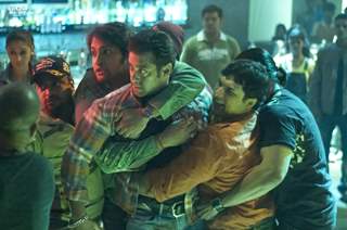 Inder Kumar trying to stopped Salman Khan
