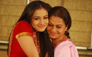 Mahi with her mother Mohini