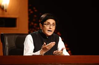 Kiran Bedi in the show Aap Ki Kachehri