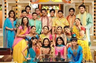 All cast of Baa Bahu Aur Baby show