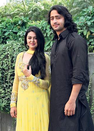 Shaheer Sheikh with Falaq Naaz