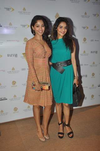 Suman and Madhoo at Aamby Valley India Bridal Fashion Week 2013