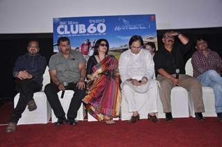 The entire cast of the film at the Press conference of the film Club 60