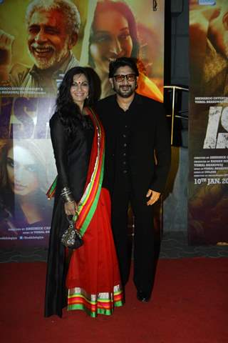 Maria Goretti and Arshad Warsi at the Premier of 'Dedh Ishqiya'