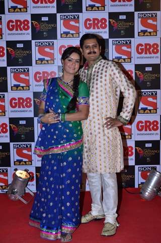 Sucheta Khanna & Rohitashv Gaur at SAB Ke Satrangi Parivaar Awards