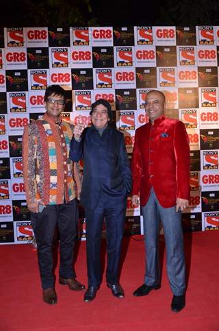Javed Jaffrey, Naved Jaffery and Jagdeep at SAB Ke Satrangi Parivaar Awards