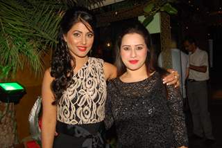 Hina Khan and Pooja Joshi at the 5 years Celebration of Yeh Ristha Kya Kehlata Hai