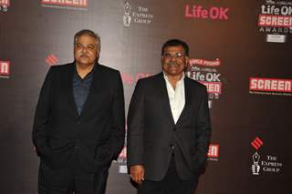 Satish Shah and Sharat Saxena at the 20th Annual Life OK Screen Awards