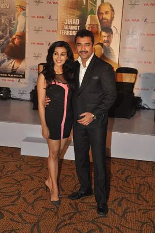 Ajaz Khan with a co-star at the Press Meet of Ye Rab