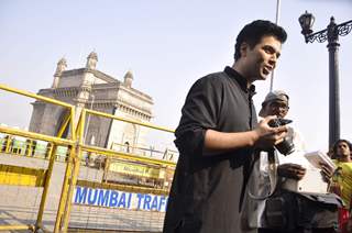 Karan Johar shoots for TV show Mission Sapne